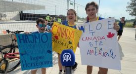 Toronto'ya Dünya Kupası atmosferi Bosna Hersek taraftarlarıyla geldi