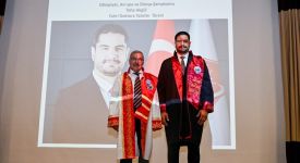 KMÜ'den TGF Başkanı Taha Akgül'e fahri doktora ünvanı